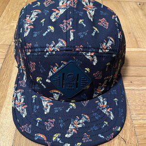 United by Blue Mushroom 5 Panel Hat Navy Cap Nature NWT